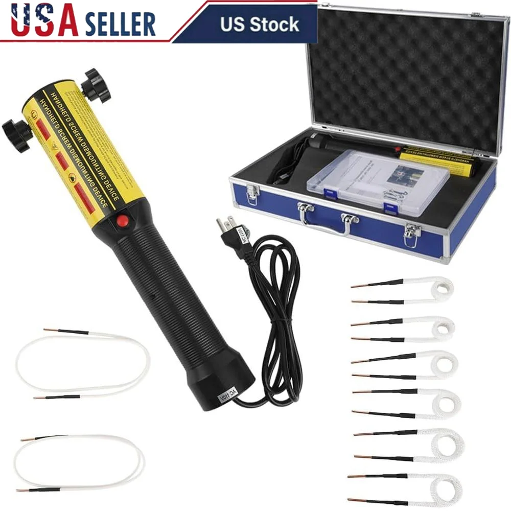 

1200W Magnetic Induction Heater 8 Coils Flameless Heat Tool Handheld Automotive Fast Heating Screw Removal Safe Design