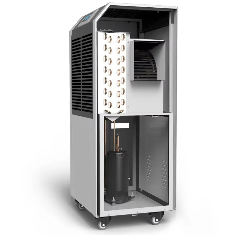 Deumidificatore commerciale per piscina portatile di alta qualità con spinta manuale da 138 l/d industriale