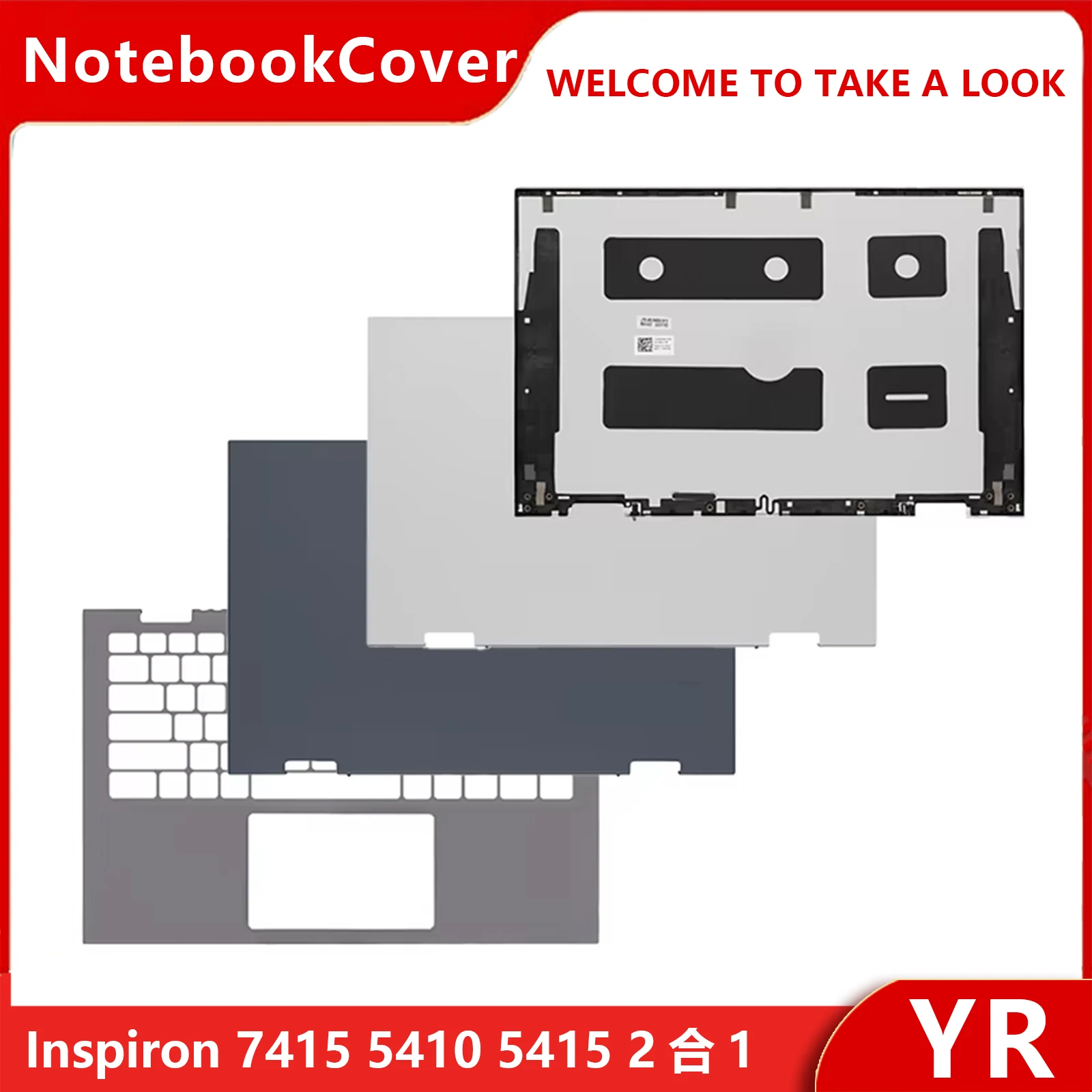 

NEW Shell For inspiron 7415 5410 5415 2-in-1 Series Laptop Shell LCD Screen Rear Lid Top Case/Back Cover/Front Bezel Keyboard