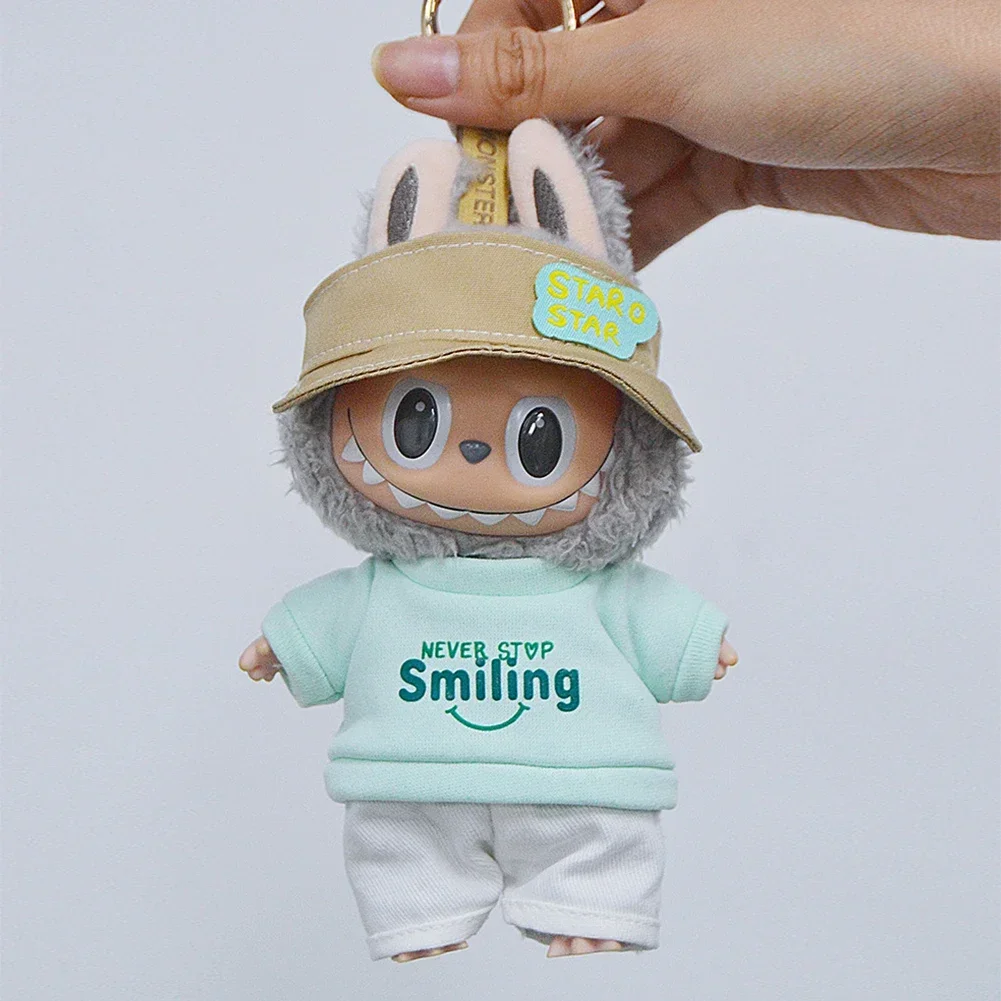 For Labubu Doll Clothes Fashion Clothes Hoodies Doll Clothes Color Match Hoodies Doll Accessories Cute Decoration Little Cloths