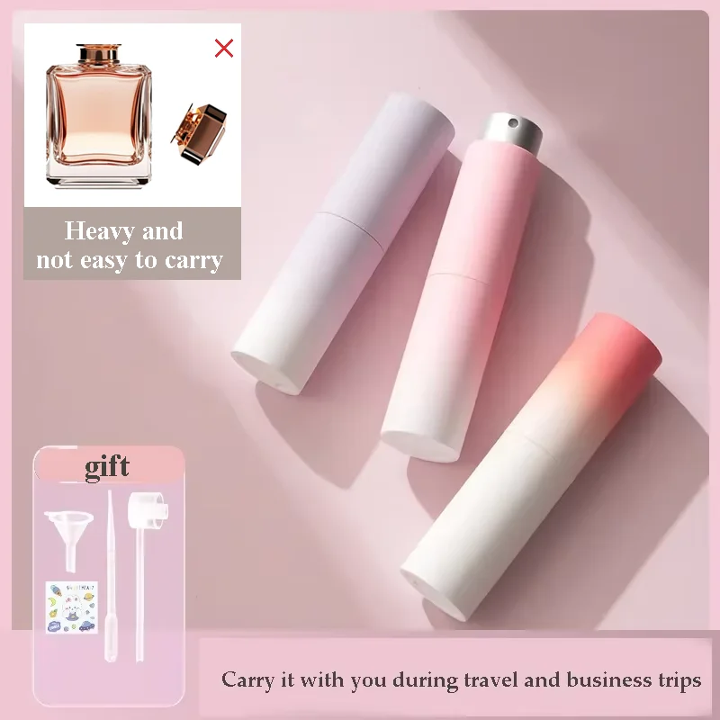 8ml Perfume Atomizer Portable Liquid Container for Cosmetics Traveling Mini Alcochol Spray Bottles Empty Perfume Refill Bottle