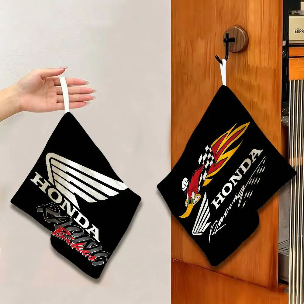 MBG23H-Honda Polyester Cotton Daily Towel, Hanging Kitchen Hand Wiping Cloth, Durable for Whole House Use
