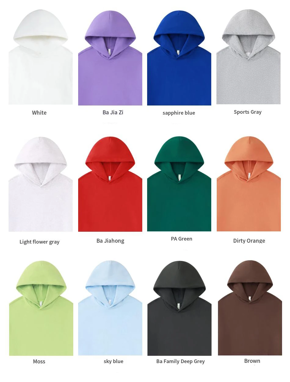 Custom Logo Autumn Unisex Hooded Sweatshirt Oversized Drop‑Shoulder Long Sleeve Kangaroo Pocket Casual Hoodie Top