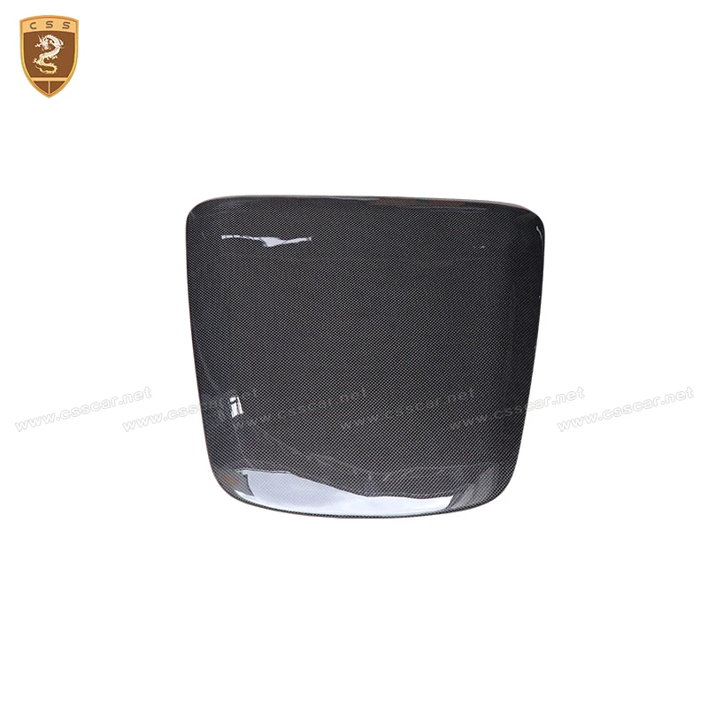 Front Engine Cover in Bonnet For Ferrari 296 GTB Dry Carbon Fiber  Engine Hood Cover Trim Protector Panel Guard OEM Style Part