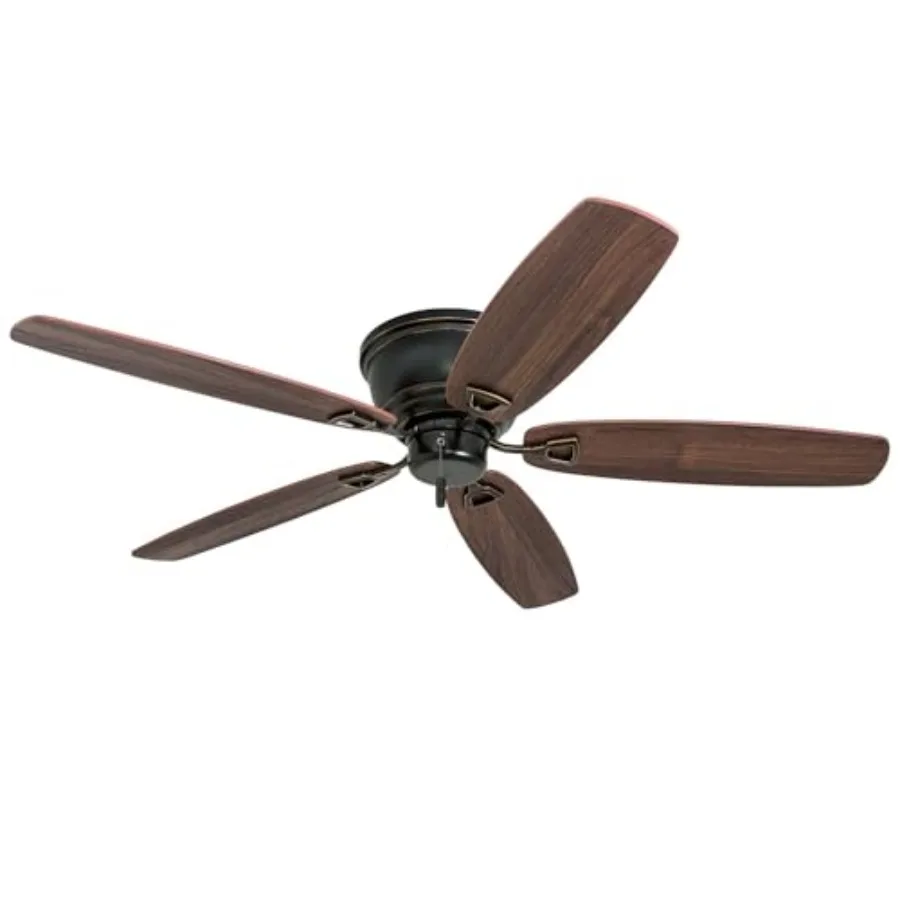 

Honeywell Glen Alden 52 Inch Indoor Low Profile Ceiling Fan with Pull Chain Control Quiet Motor and 5 Reversible Blades Oil Rub
