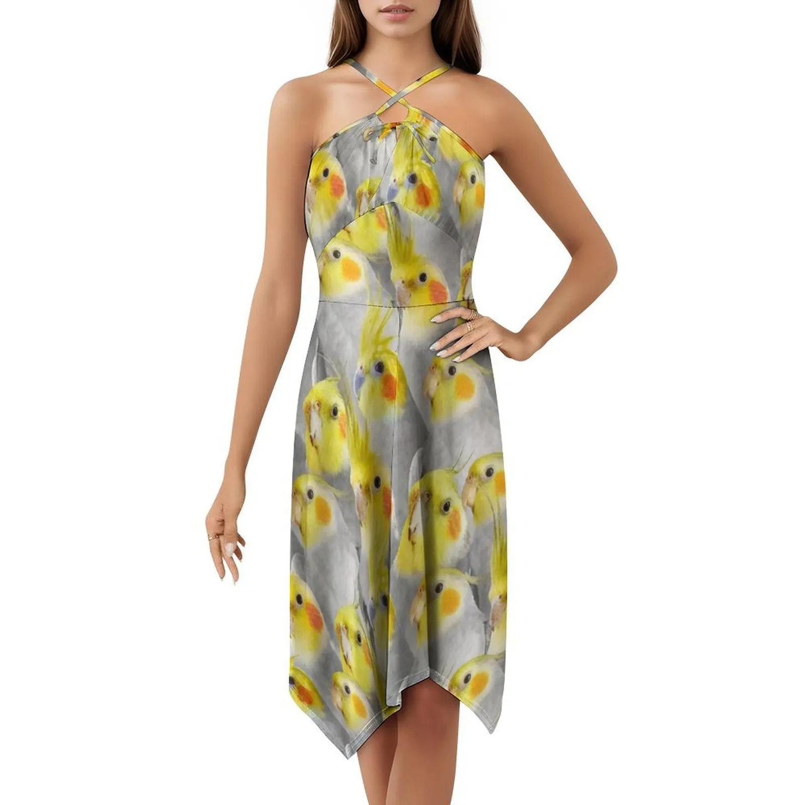 فستان كوكاتيل بنمط حشد على الطراز الكوري للنساء فستان كاجوال أنيق للحفلات أو الارتداء اليومي قمصان بيرب كوكاتيل #5