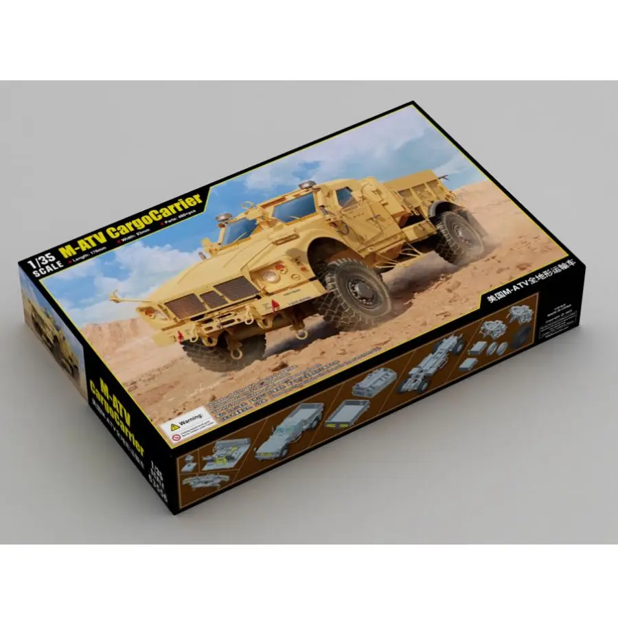 

63556 Трубач 1:35 M-ATV CargoCarrier Комплект военной точной сборки