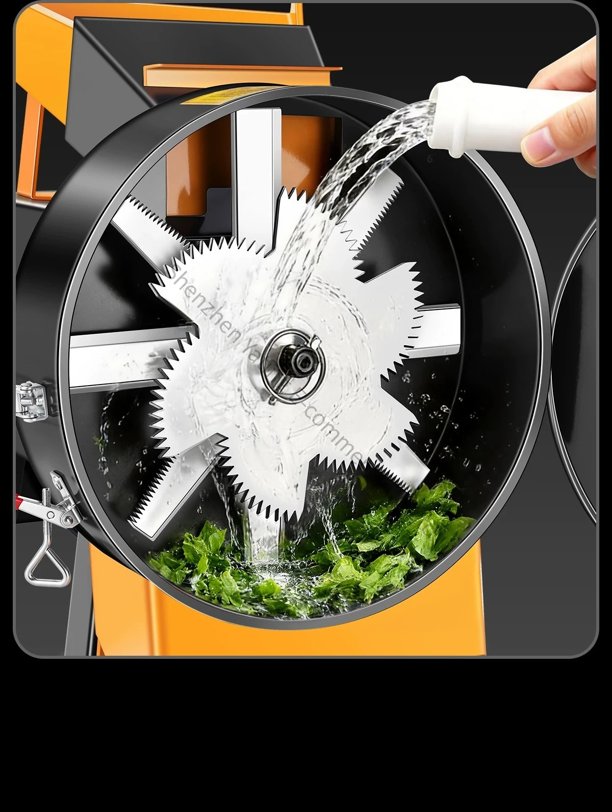 Electric Shredder Feed Straw Small Grinder Grass Cutter for Breeding Vegetable Shredder Chicken Grass Household Use Cutter