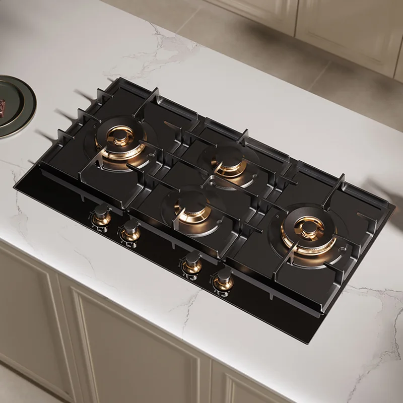 مواقد ممتازة بأربعة شعلات وخمسة شعلات، غاز البترول المسال ومواقد الغاز الطبيعي، مواقد غاز مدمجة