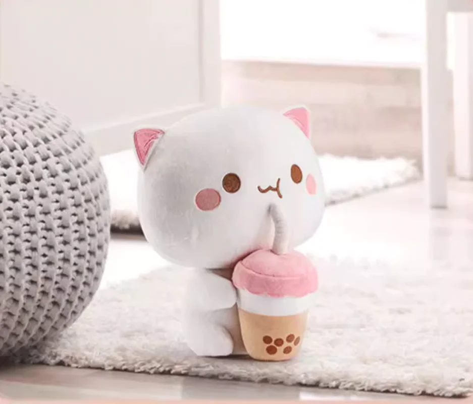 Knuffels 30 cm Perzik Kat Mitao Kat Gevulde Plushie Pop Schattige Dieren Gevulde Kussen Home Decor Kinderen Speelgoed meisje Verjaardagscadeau