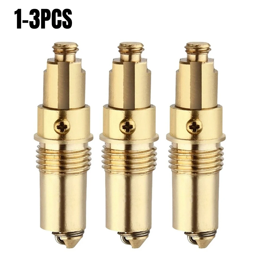 1-3pcs Spring Plugs Bounce Valve Brass Basin Sink Bath Replacement Waste Easy Pop Up Click Clack Plug Bolt Spring Mechanism Part