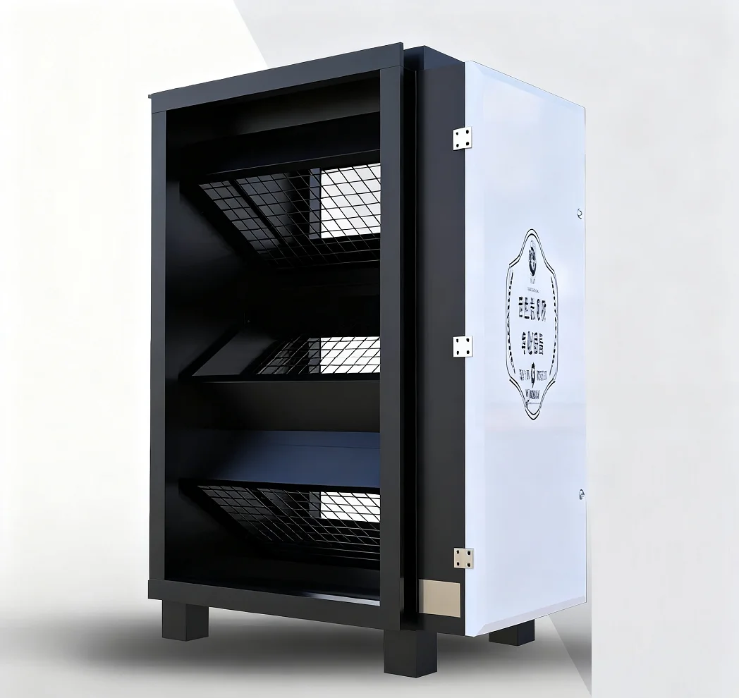 Activated Carbon Deodorizing Box Dust Air Filters System with Motor As Core Component 10000M³/h 304 SS