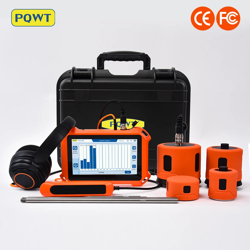 2026Smart Indoor Outdoor Plumber Water Leak Detection Device PQ125 Series Ultrasonic Underground Pipeline Water Leak Detect