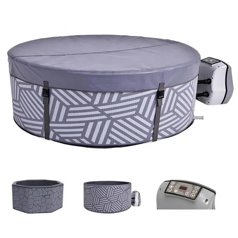 IFUNWOD  Rigid Inflatable Ice Bath Tub With Cooling System High Pressure Portable Swimming Pool