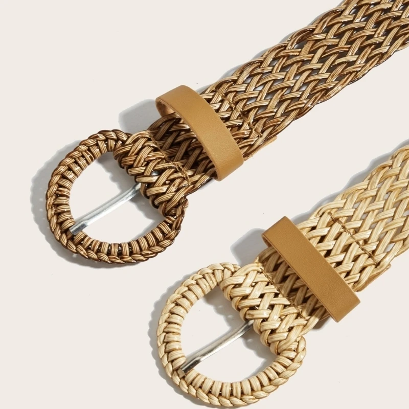 Unique Elegant D Circlet Fastening Belt Breathable And Skin Friendly 3CM Wide Strap Pairing Various Outfits