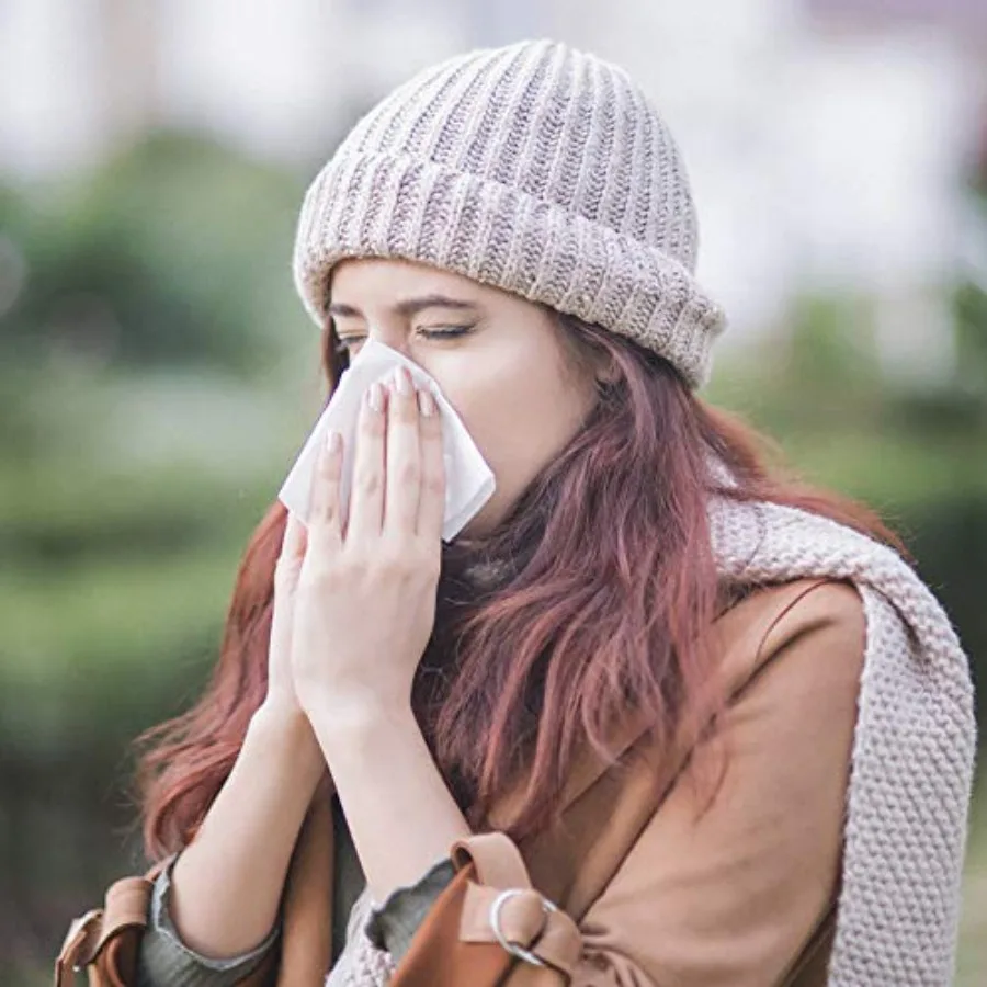 무향 4겹 부드러운 페이셜 티슈, 이동 중 사용하기 편한 포켓 팩, 팩당 120매, 여행 및 사무실에 이상적