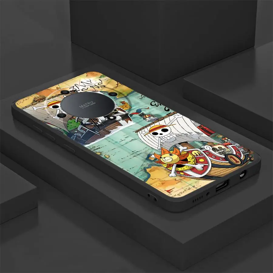 قطعة واحدة الكابتن لوفي الأسود لينة غطاء الهاتف الحال بالنسبة الشرف X5b X6 200 400 لايت X9a 70X8 X7 90 8X Magic5Lite