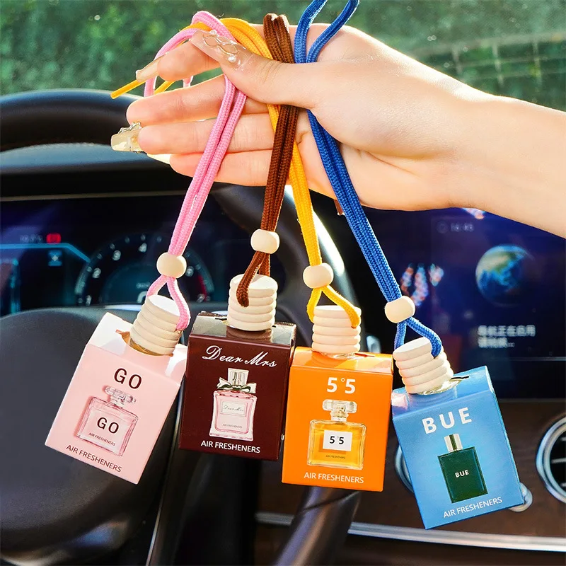 Ambientador Colgante para Auto, Fragancia Duradera, Eliminador de Olores, Aire Fresco, Apto para Uso en Auto y Hogar