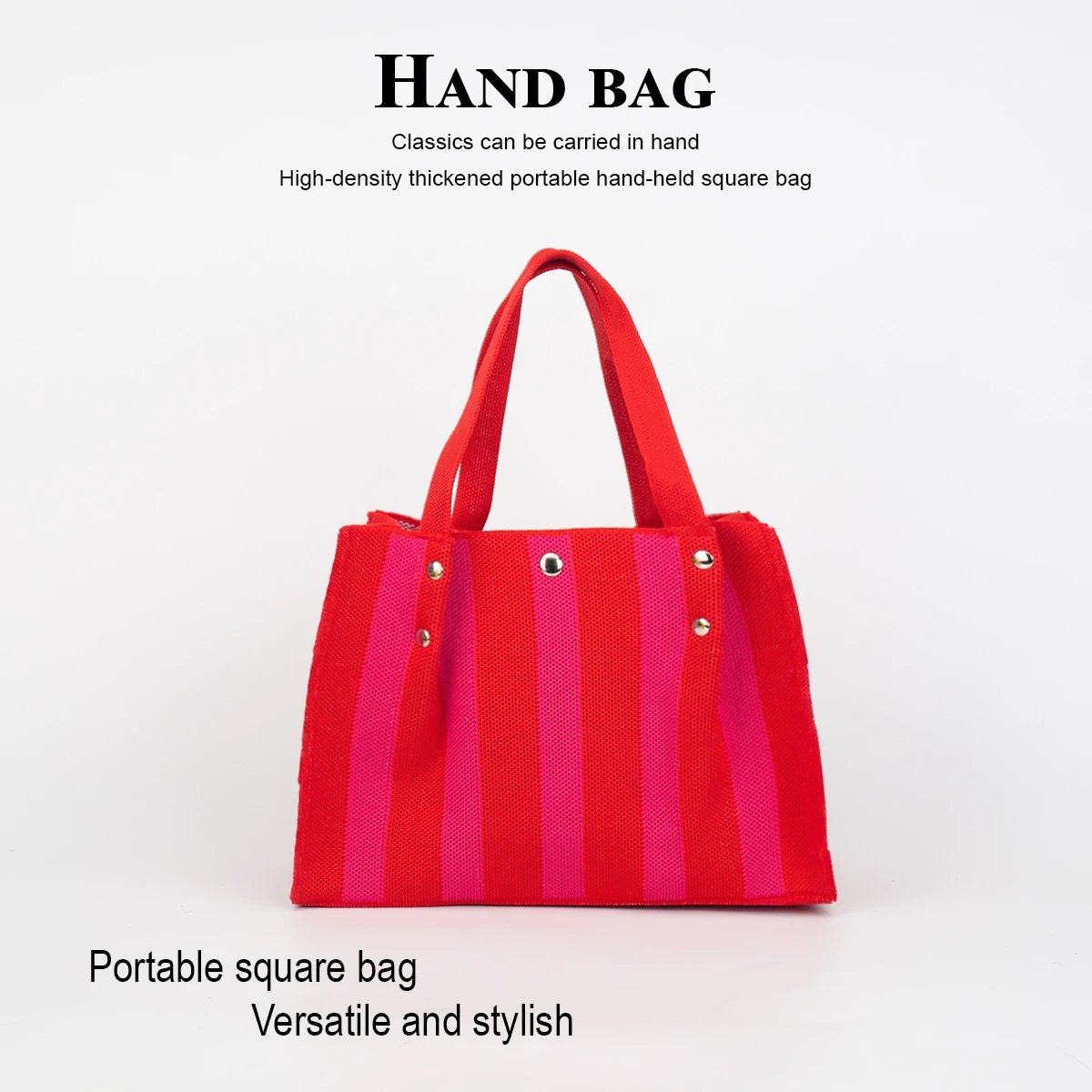 1 stilvolle gestreifte Clutch-Tasche mit glattem Reißverschluss, lässige Handtasche zum Tragen von Lippenstift, Geldbörse und Handy, geeignet für alle Jahreszeiten, ideal für den täglichen Gebrauch,