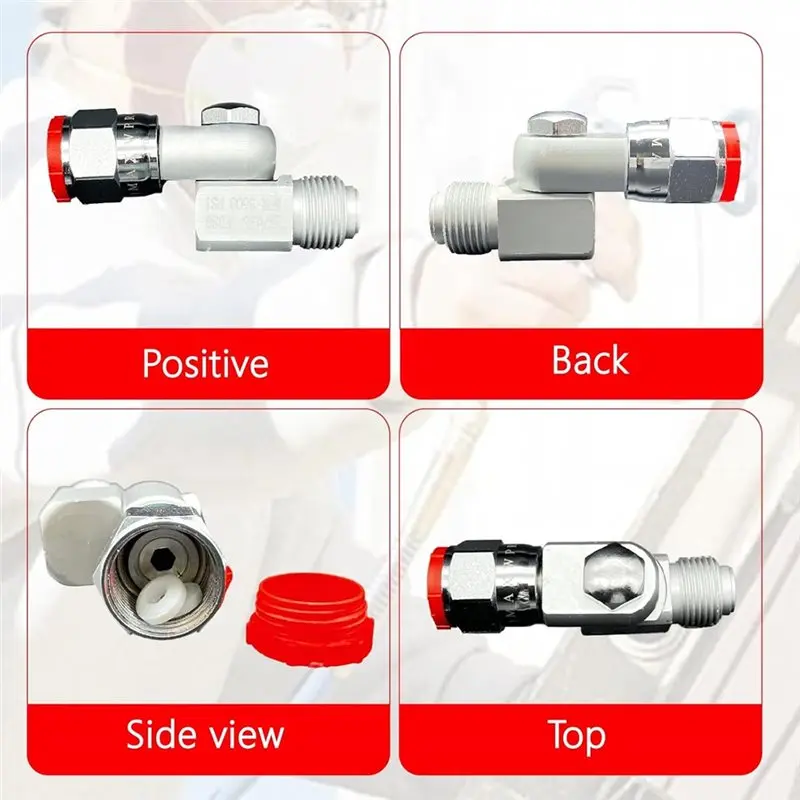 Сменный комплект из 2 комплектов B-Est для поворотного шарнира 235486, резьба 7/8 дюйма 180 °   Поворотный шарнир, совместимый с опрыскивателями и удлинителями