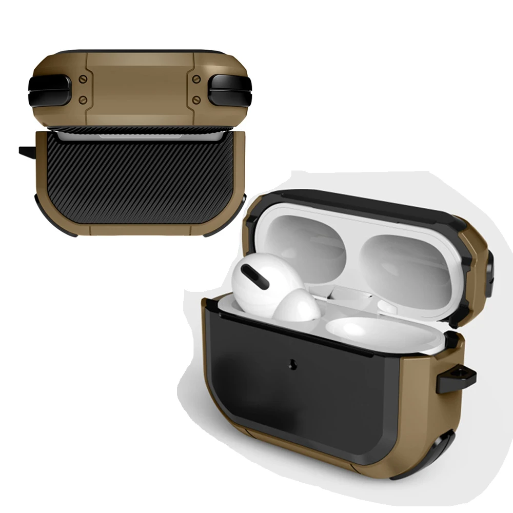 

Luxury Earphone Case For AirPods Pro 1st 2nd Gen Silicone Armor Headphone Cover For Airpod 3 2 1 Ultrathin Shockproof Case funda