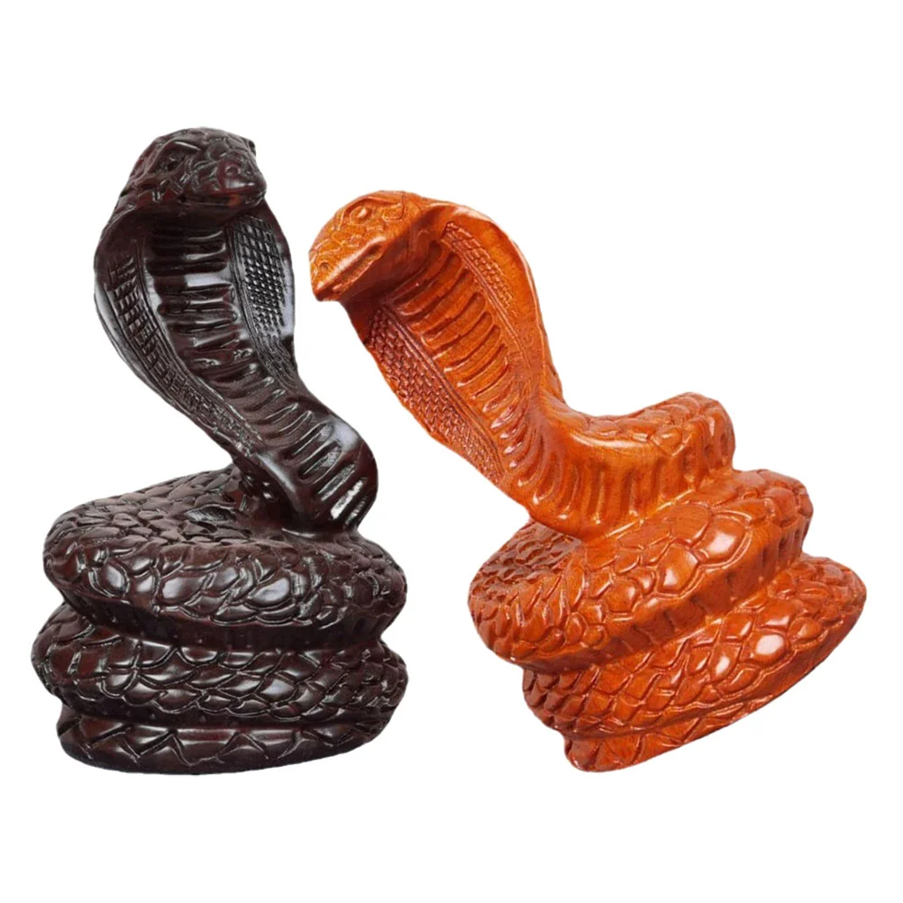 

2 Pcs Sealant Snake Ornaments Decor Chinese New Year Glasses Eyeglass Frame Gaffers