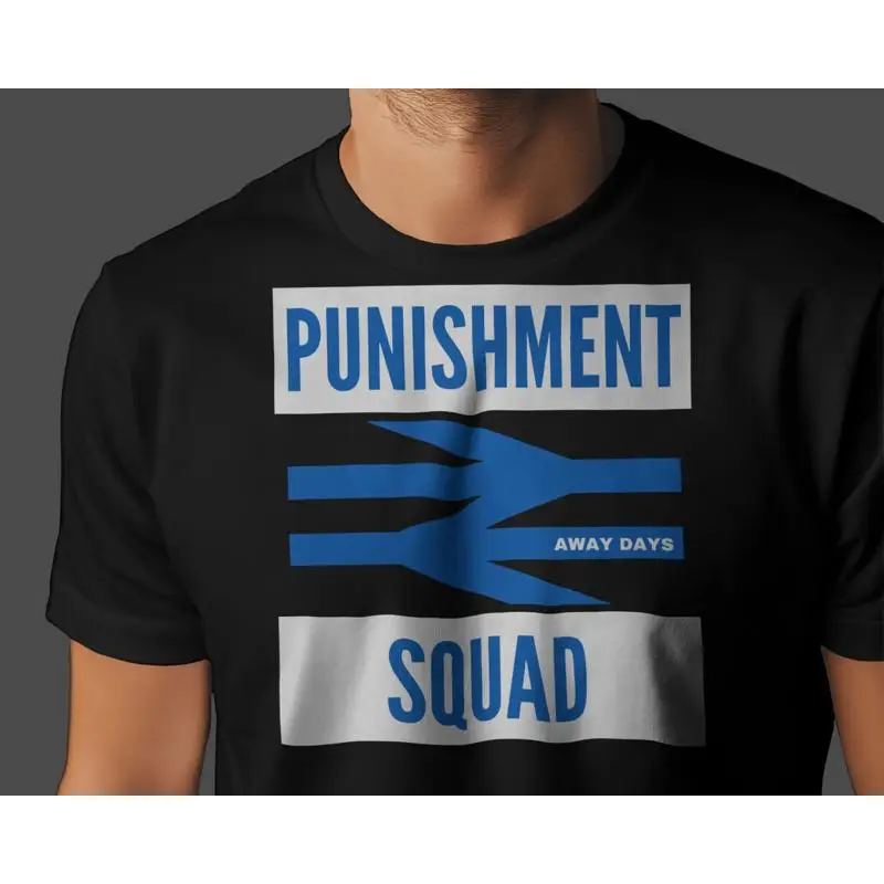 تي شيرت PUNISHMENT SQUAD Away Days | ايبسويتش المشاغبين | تاون بلوز جرار الأولاد #1