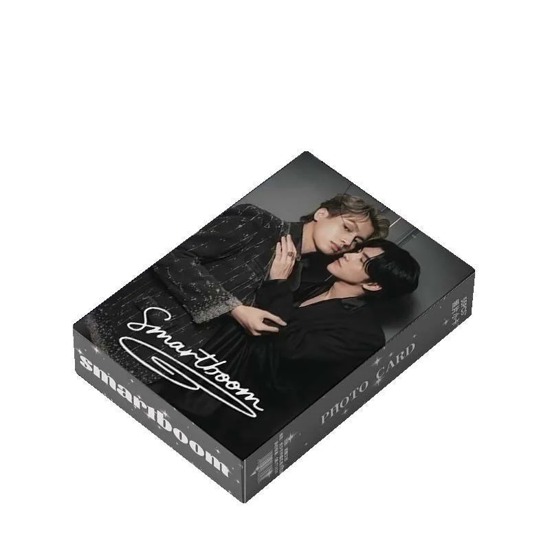 55Pcs/Set Thai Star SmartBoom Laser Lomo Card - Drama CP Smart & Boom Holographic Photo Cards Fans Gift