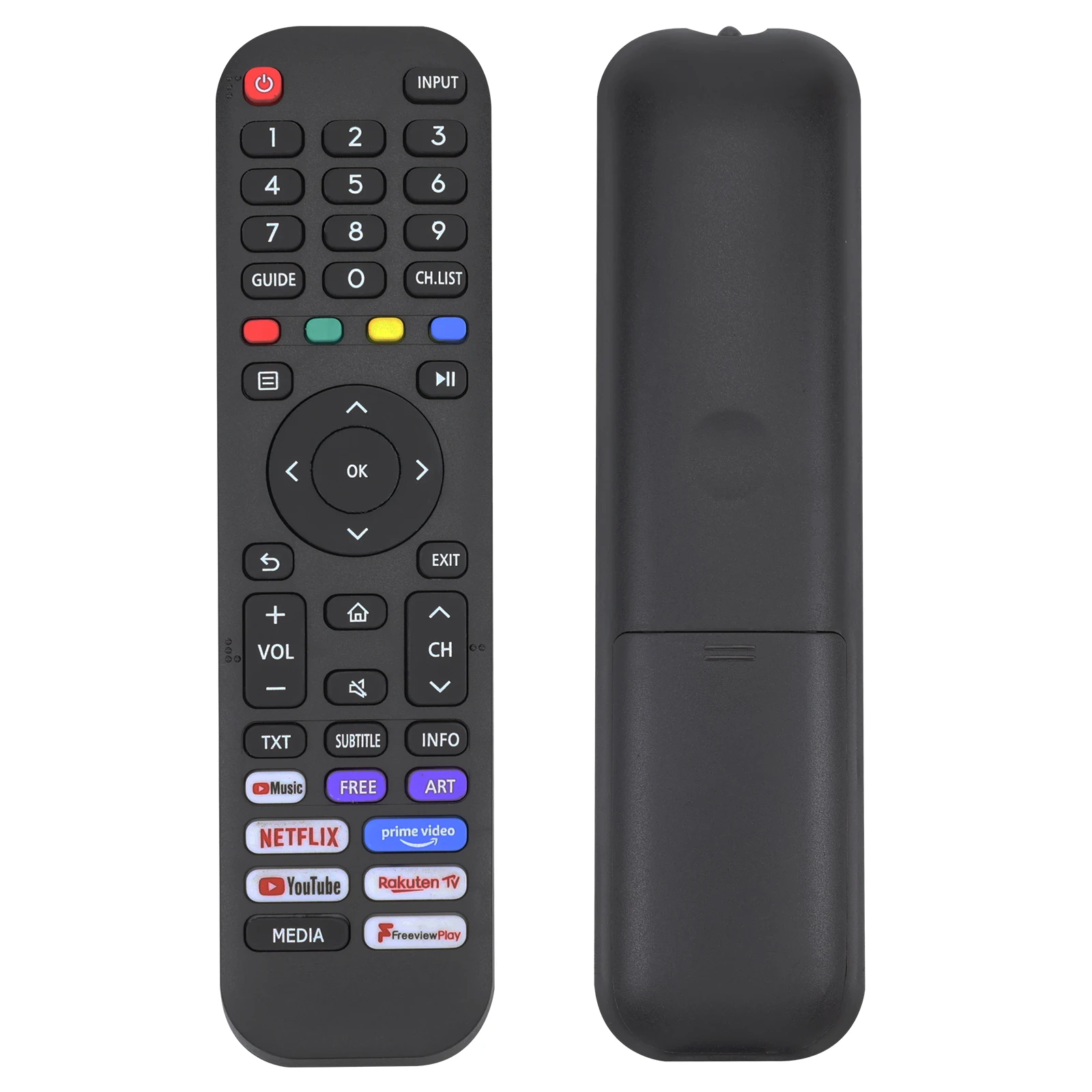 Universal Replacement Remote Control for All Hisense 4K UHD Android Smart TVs with Netflix Prime Video YouTube Buttons