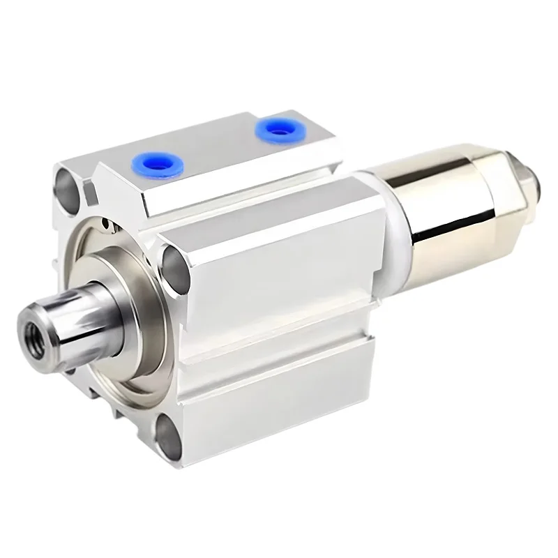 SDAJ 20/25/32/40/50/63/80/100 SDAJ Pneumatic Cylinder Double Acting Piston Aluminum Alloy Adjustable Stroke mm Thin Air Cylinder
