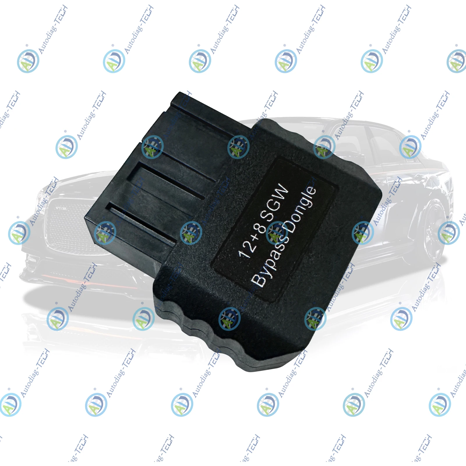 OBD2 FCA 12+8 Pin Bypass Dongle for Chrysler SGM,12 8 Pin Adapter Compatible with 2018+ Vehicles & Diagnostic Scanners/Code Read