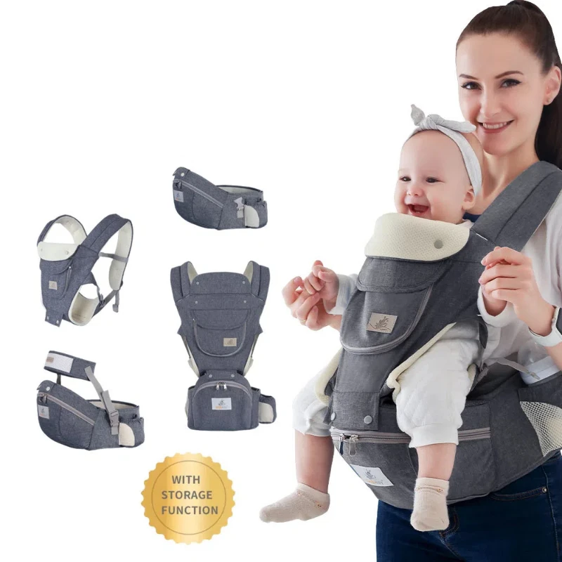 NEW Ergonomic Baby Supplies Baby Carrier Multi Functional Breathable Baby Carrier With Stool For Newborn At Home Outdoor Travel