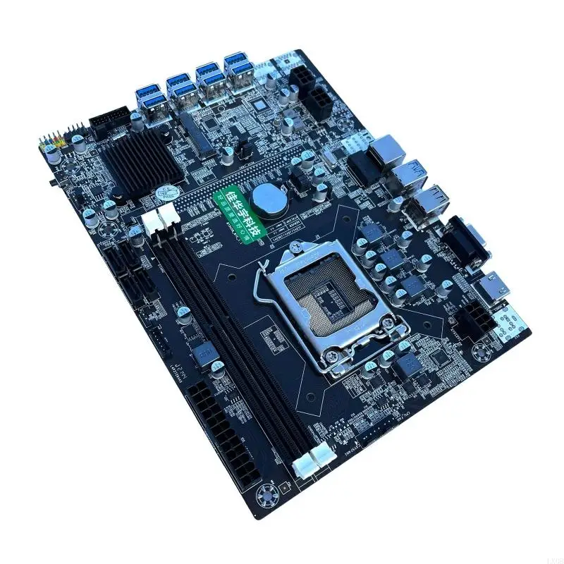LX0B BTC Motherboard B75 BTC CPU Miner Motherboard DDR3 8 PCI-E CARD SUBER