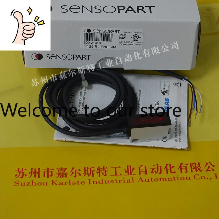 Sensor de Medición de Distancia en Miniatura SENSOPART de Alemania, FT 25-RLA-80-PNSUL-M4M