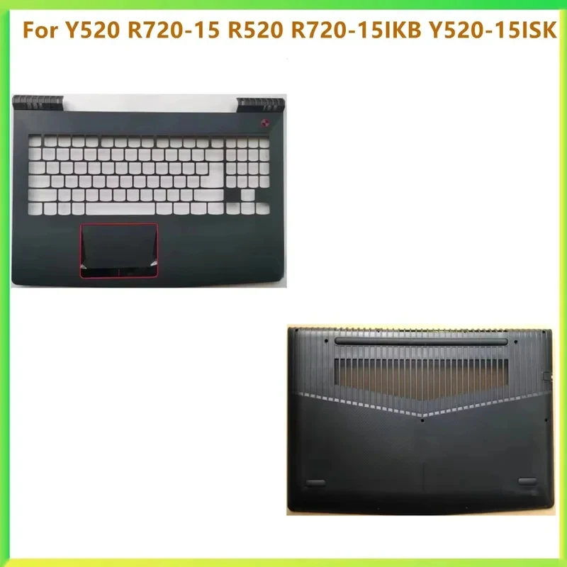 For Lenovo Y520 R720-15 R520 R720-15IKB Y520-15ISK Series, New Top Case with Palmrest & Bottom Base Cove