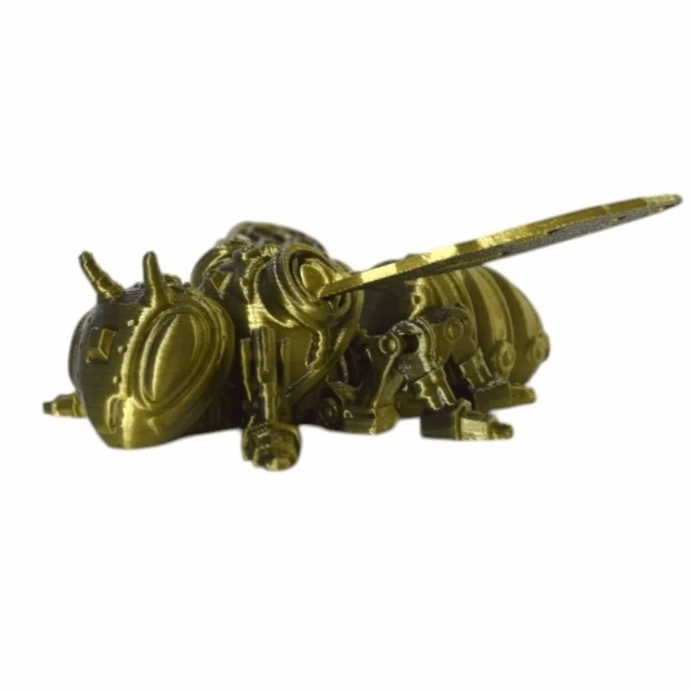 Multi Color 3D Printed Insect Model Articulated Joint Design Mechanical Insect Ornament Creative Style Bee Model