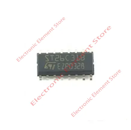 2PCS ST26C31BDR RS422-Driver Chip SOP-16 ST26C31B