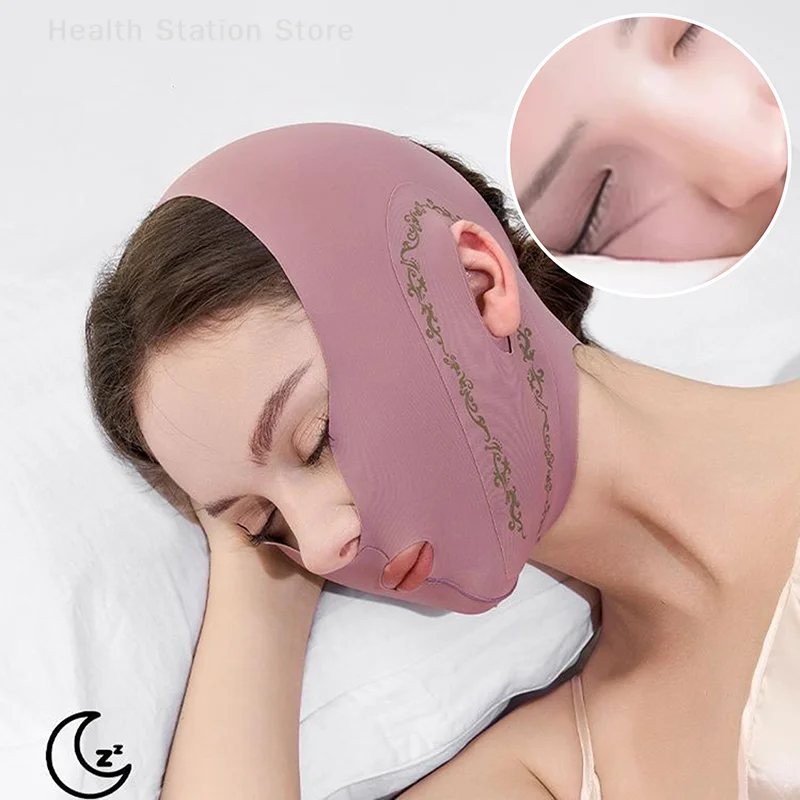 Chin Cheek Slimming Bandage V Shaper V Line Lifting Mask Full Face Lifting Anti Wrinkle Strap Band Sleeping Mask Beauty Health