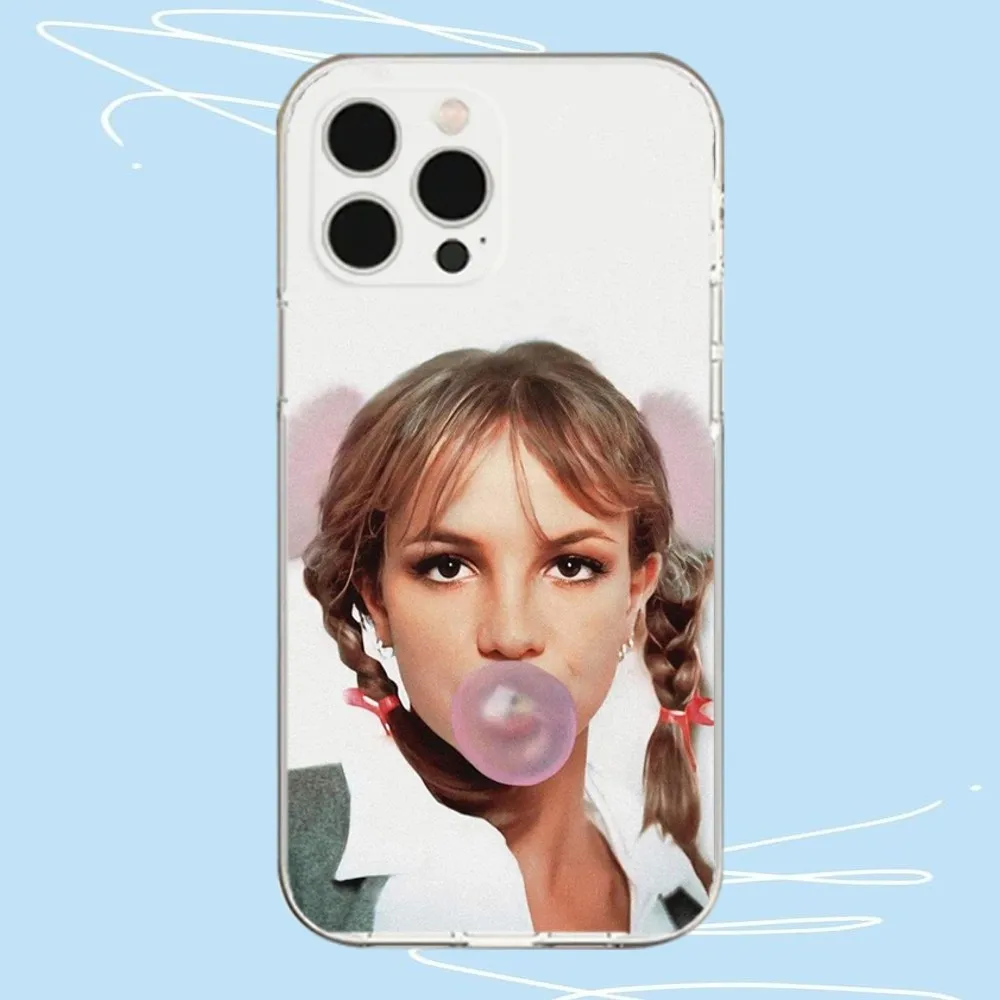 B-Britney Spears Singer Phone Case Phone Case, Transparent Cover, For iPhone 13, 14,13,12,Mini,11,Pro,Max,Plus,X,XR,XS,8,SE,2020