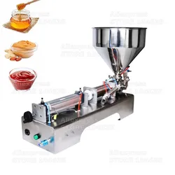 Pneumatic Liquid Honey Paste Filling Machine Volumetric Soft Drink Liquid Filler Quantitative Glue Shower Gel Filling Machine