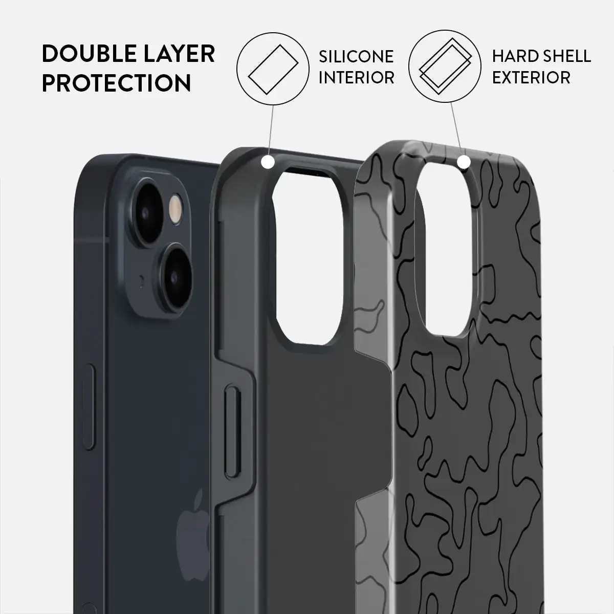 Magnetische Funda Topografische Kaart Patroon Case Voor IPHONE 16 Pro Max 15 14 13 12 11 PRO Plus Acryl TPU Twee in een Telefoon Gevallen