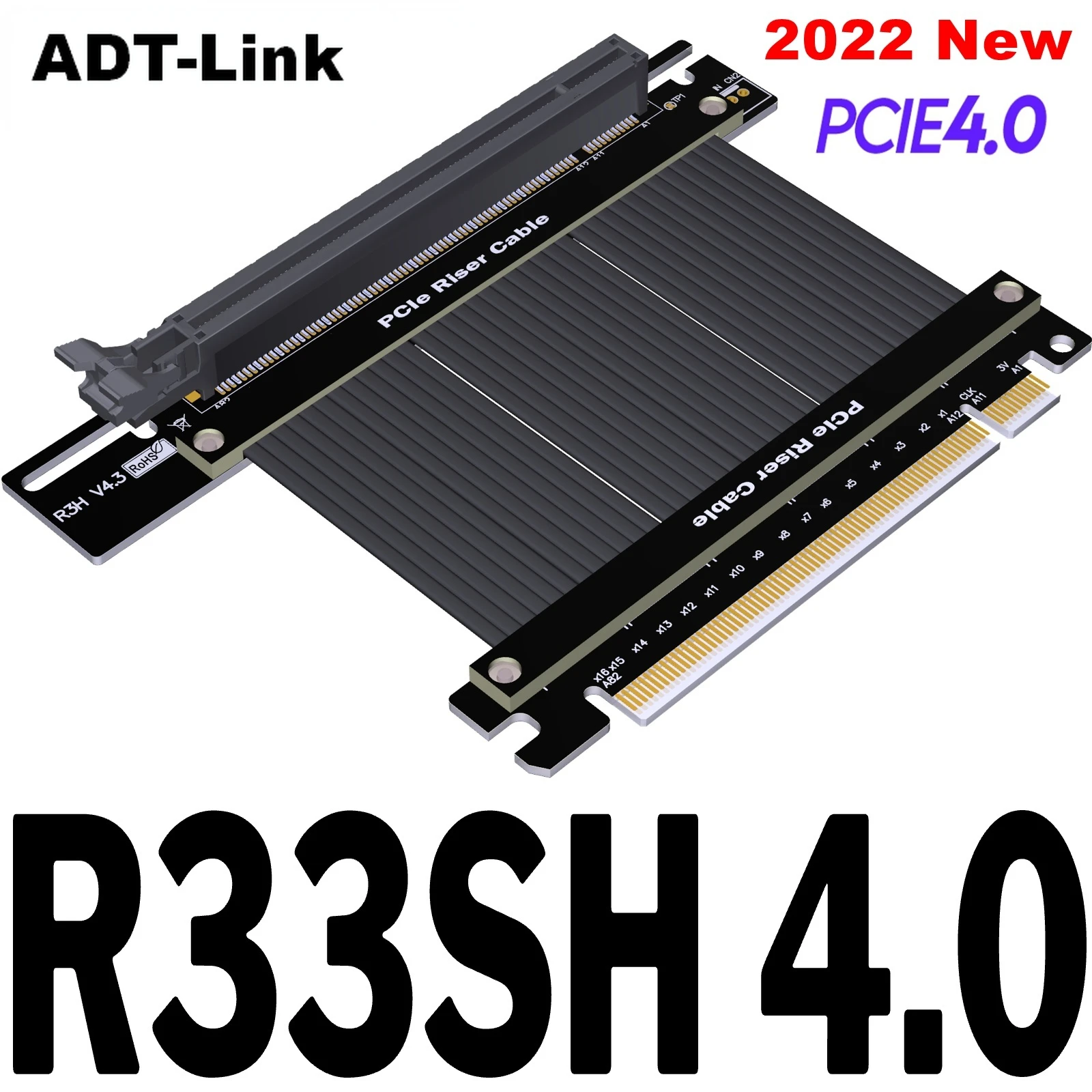 pcie-40-x16-eriserケーブル-[rtx3090-rx6900xt-x570-b550-z690テスト済み]-非常に垂直マウントゲームpciexpress-gen4