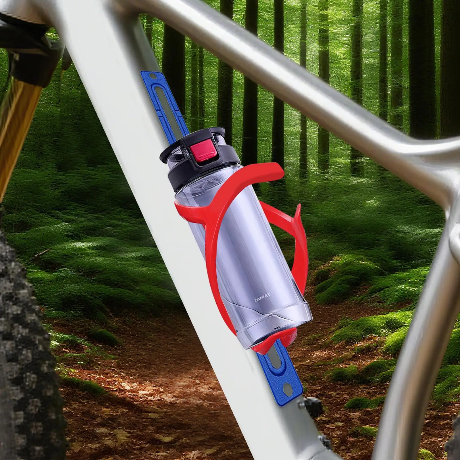 محول حامل زجاجة مياه للدراجة، دعامة حامل لزجاجة الشرب، حامل قارورة سكوتر قابل للتعديل لجبال ركوب الحضري