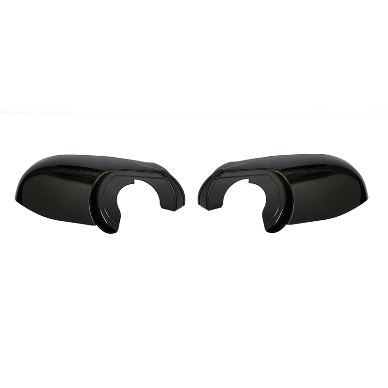 2Pcs For -BMW X3 F25 X4 F26 X5 F15 X6 F16 2014-2018 Car Left Side Black Rearview Mirror Bottom Lower Holder Cover