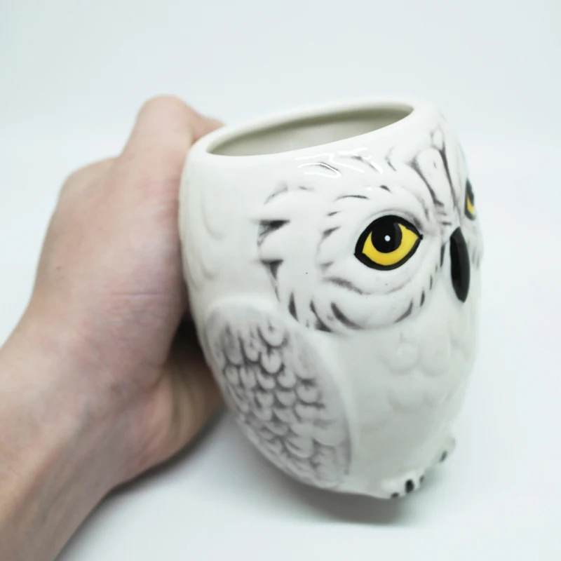 Creative Owl Mug Ceramic Mugs,Ceramic Milk Tea Cup Breakfast Morning Mug  Coffe Cup Xmas Gift Collection,Cartoon Coffee cup