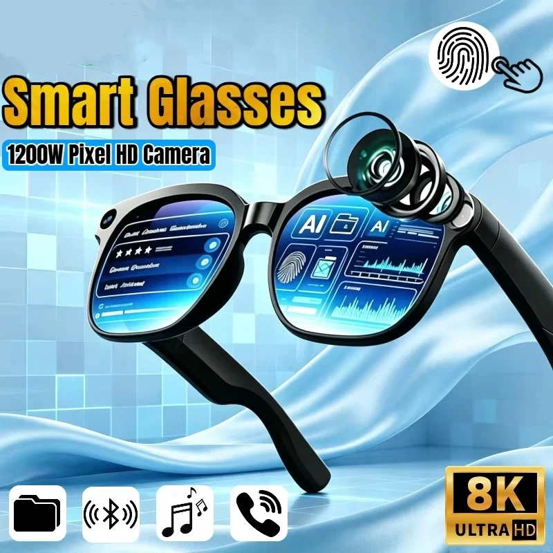 Men'S Fashion Glasses 2026 - Intelligente KI-Brille Neue Übersetzungs-Bluetooth-Konversationsaufzeichnung Musik hören