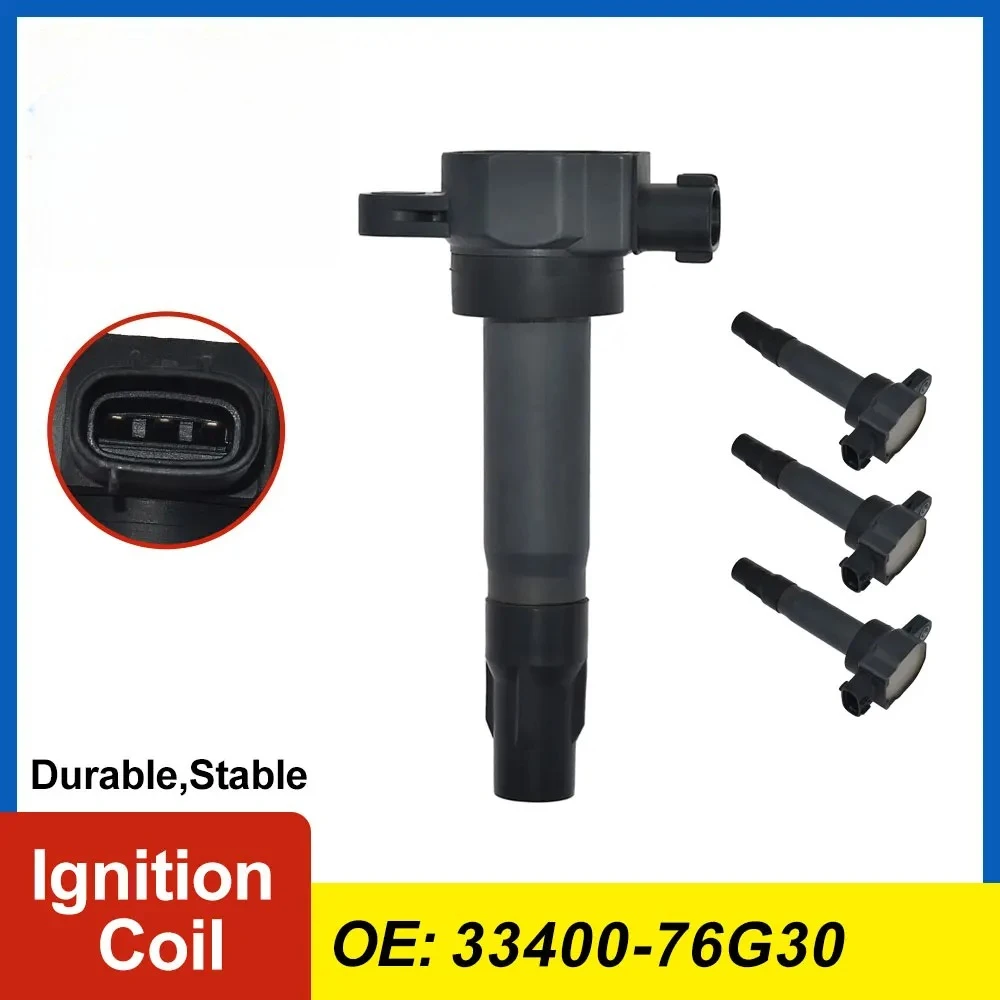 

1/4PCS Ignition Coil 33400-76G30 for Suzuki Alto Wagon R Jimny Black Blue Red Yellow 3340076G30 33400 76G30 Car Accessories