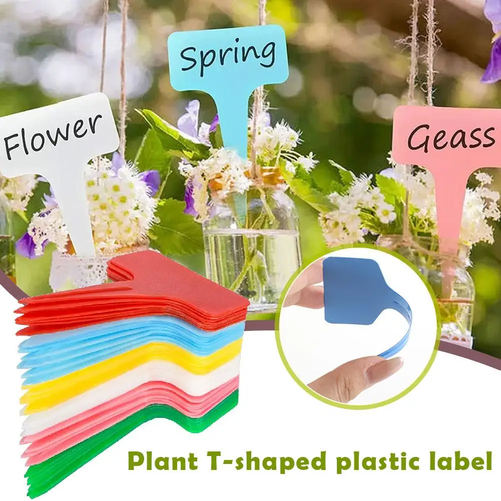 Garden Labels Plant Classification Sorting Sign Tag Board In Plug Flower Stakes Ticket Plate Card Writing Vegetables Potted W3U9