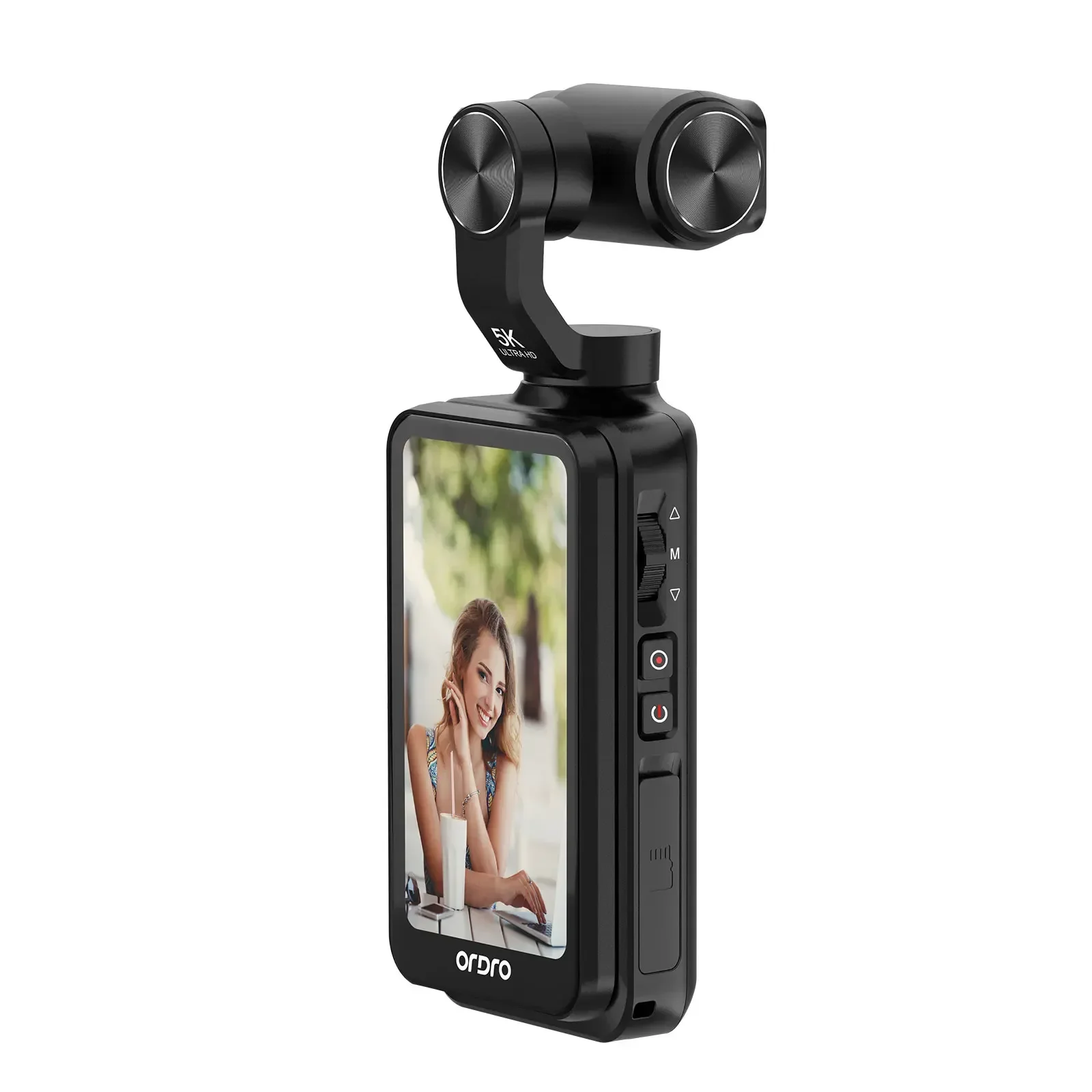 Vlog Action Camera M5 180° Rotation Lens 3.5"Screen Face Tracking IR Night Vison 5K 3-Axis Anti-shake Digital Video Camcorder