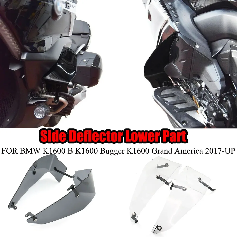 

Brand New FIT FOR BMW K1600 B K1600 Bugger K1600 Grand America 2017-UP New Motorcycle Side Deflector Lower Part Wind Deflector